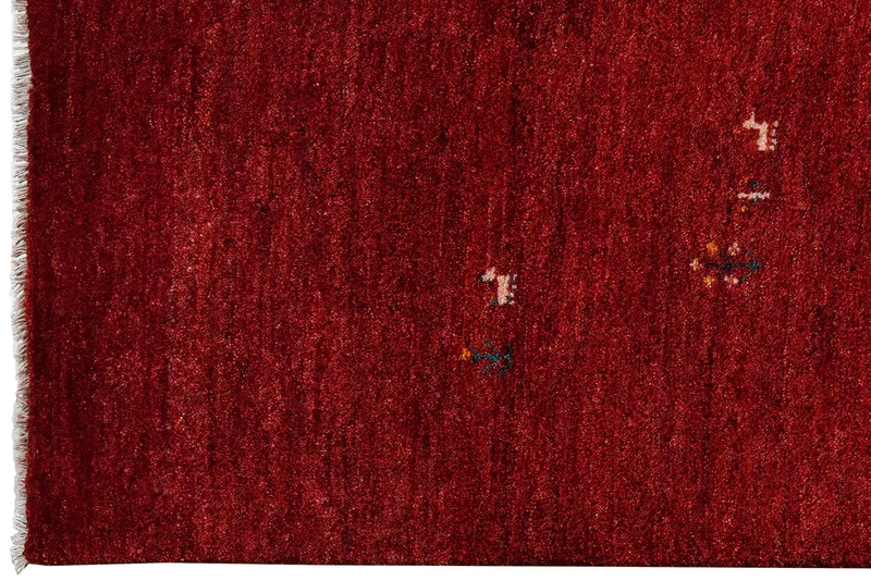 Gabbeh · Handgeknüpft – Rot, 225x85 cm