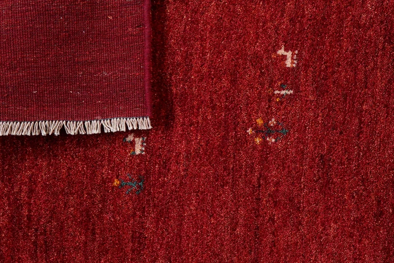 Gabbeh · Handgeknüpft – Rot, 225x85 cm