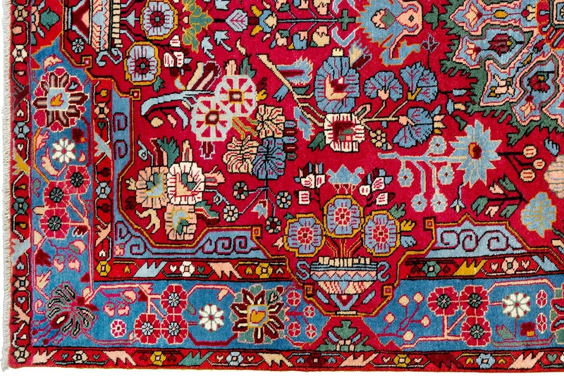 Nahavand · Handgeknüpft – Rot, 240x156 cm