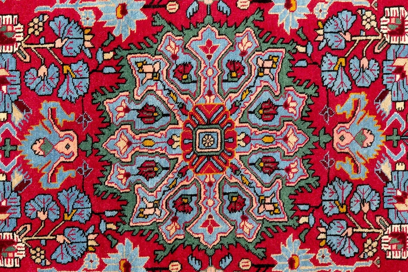 Nahavand · Handgeknüpft – Rot, 240x156 cm