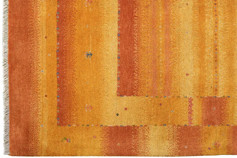 Rizbaf · Handgeknüpft – Orange, 202x149 cm