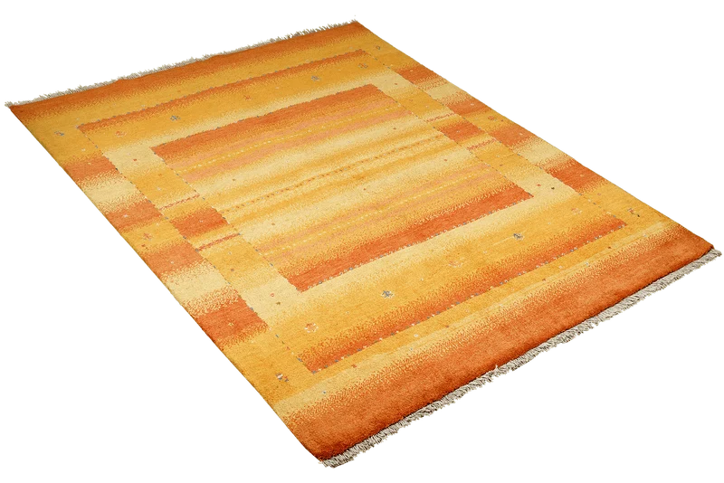 Rizbaf · Handgeknüpft – Orange, 202x149 cm