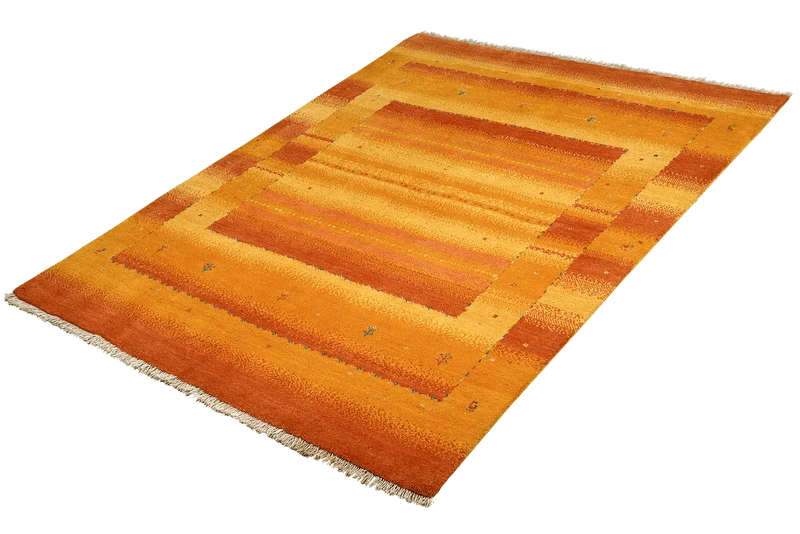 Rizbaf · Handgeknüpft – Orange, 202x149 cm