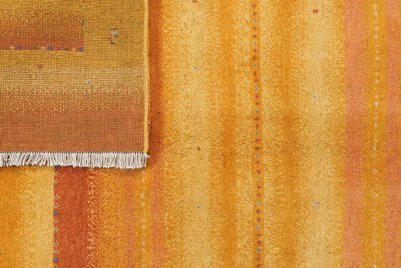 Rizbaf · Handgeknüpft – Orange, 202x149 cm