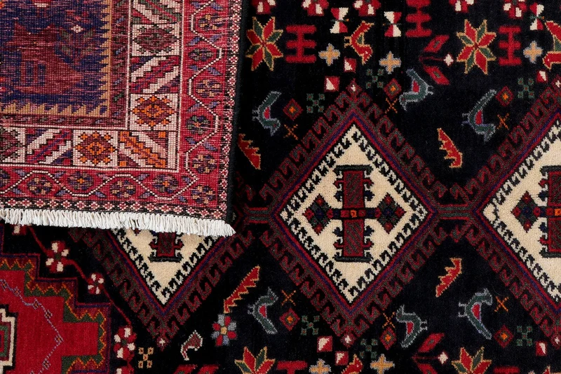Afshar · Handgeknüpft – Rot, 237x165 cm