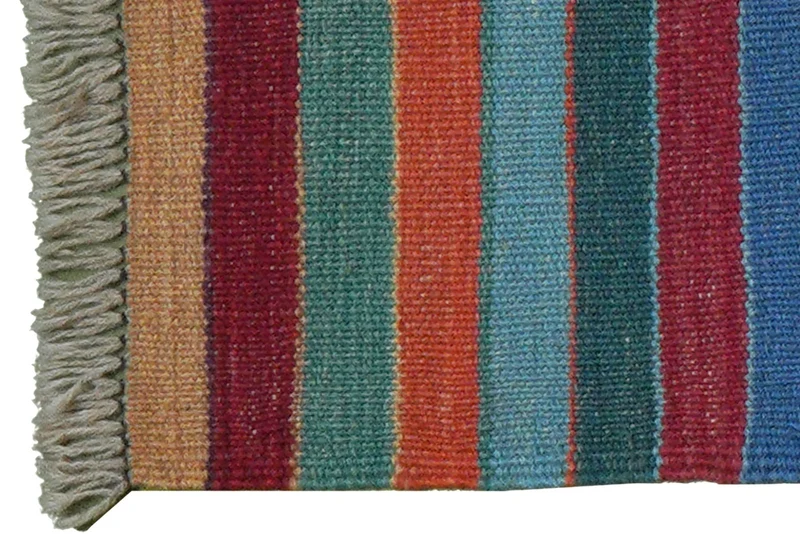 Kelim Gashgai · Handgewebt – Bunt, 201x61 cm