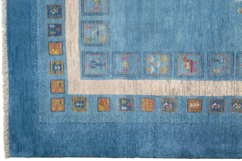 Rizbaf · Handgeknüpft – Blau, 247x169 cm