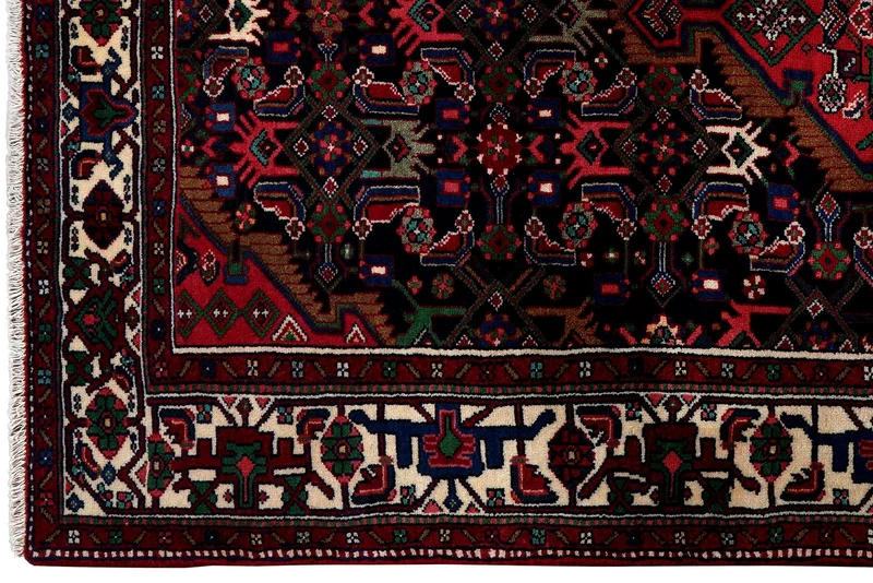 Assadabad · Handgeknüpft – Blau, 210x135 cm