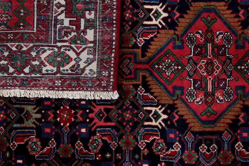 Assadabad · Handgeknüpft – Blau, 210x135 cm