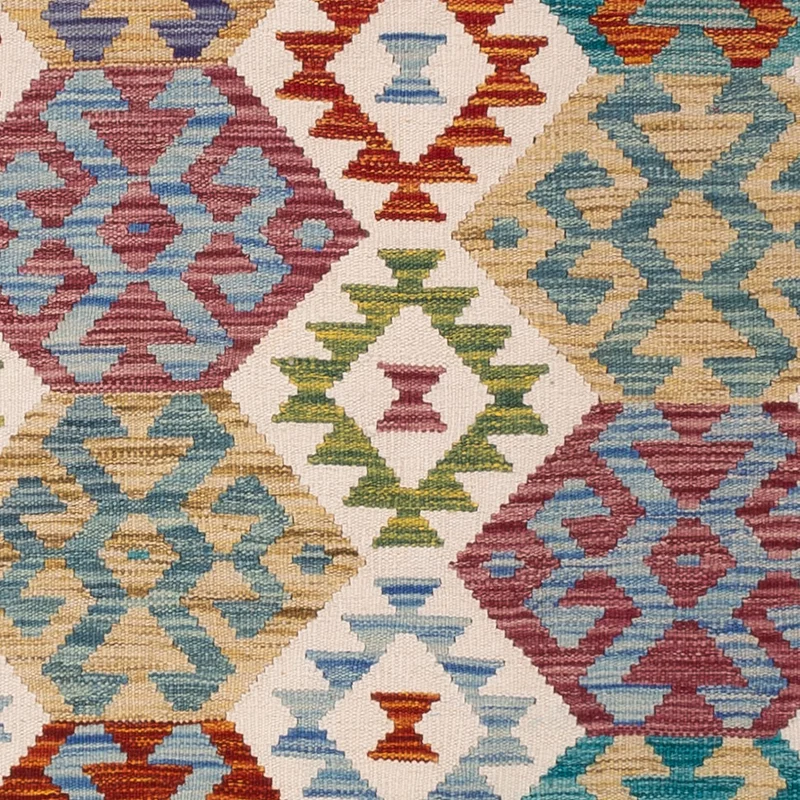 Kelim Maimene Teppich 157x195cm - bunt