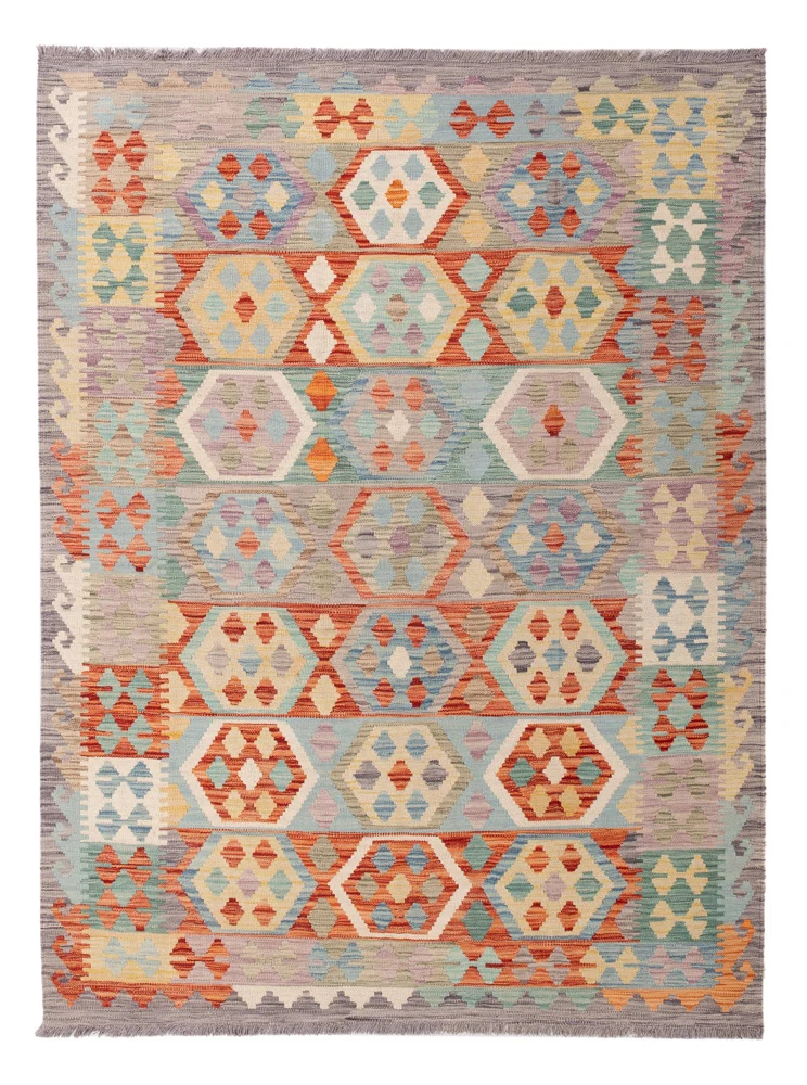Kelim Maimene Teppich 152x203cm - bunt