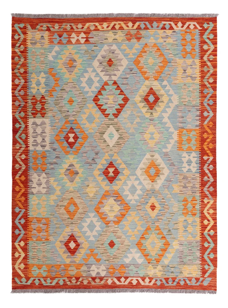 Kelim Maimene Teppich 151x199cm - bunt
