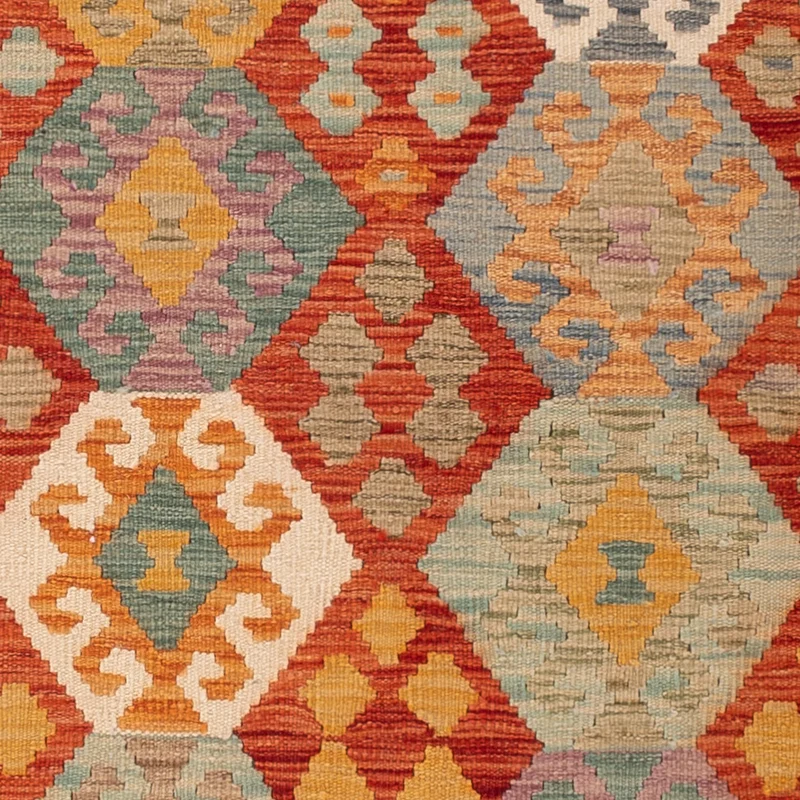Kelim Maimene Teppich 145x206cm - bunt