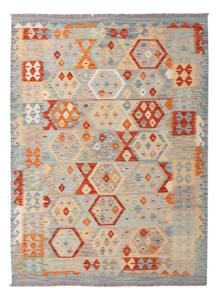 Kelim Maimene Teppich 150x200cm - bunt
