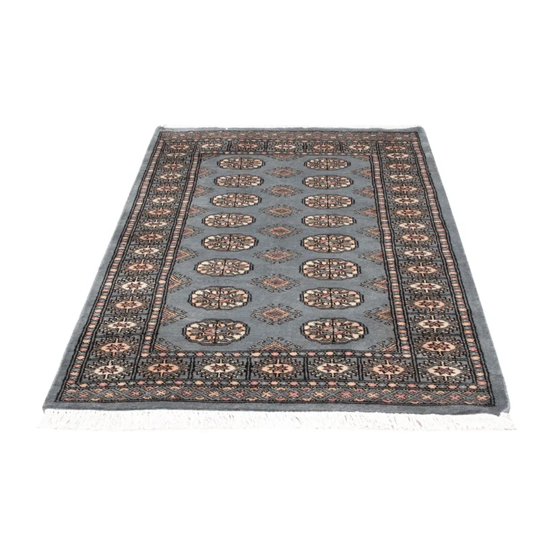 Pakistan Teppich 93x152cm - Orientteppich - hellblau