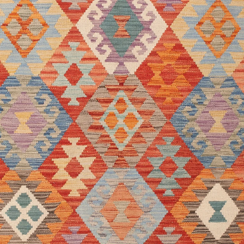 Kelim Maimene Teppich 174x237cm - bunt