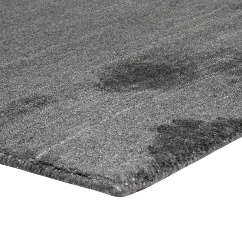 Loribaft Loom Teppich 94x300cm - Wollteppich - anthrazit