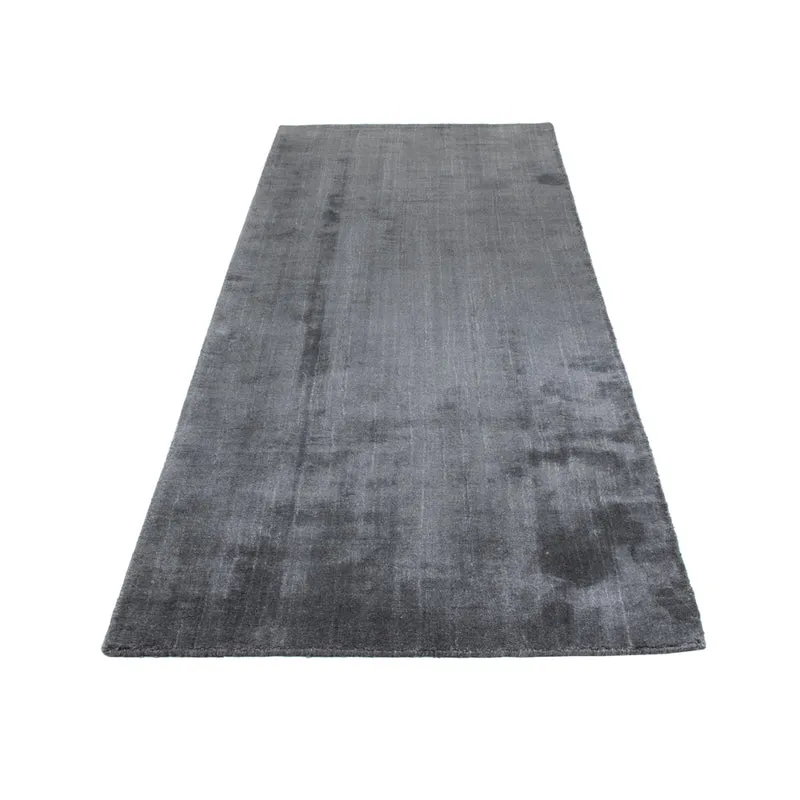 Loribaft Loom Teppich 94x300cm - Wollteppich - anthrazit