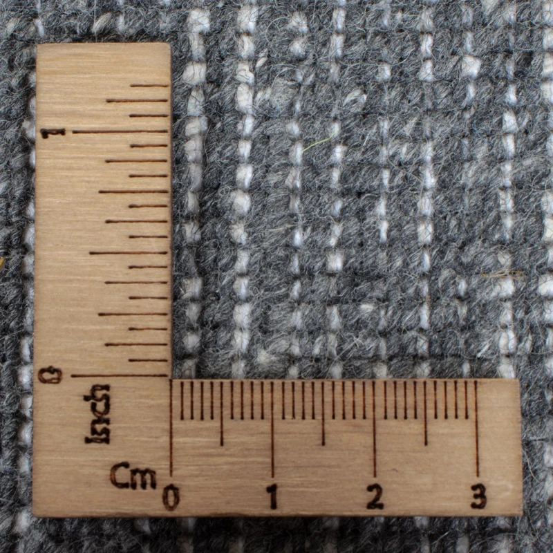 Loribaft Loom Teppich 94x300cm - Wollteppich - anthrazit