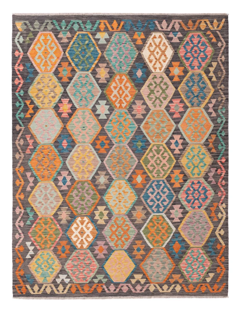 Kelim Maimene Teppich 175x232cm - bunt