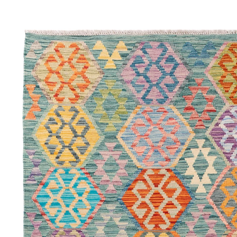 Kelim Maimene Teppich 179x252cm - bunt
