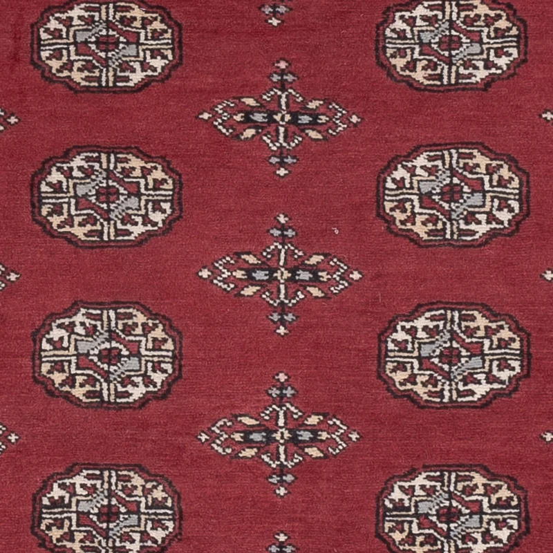 Pakistan Teppich 124x183cm - Orientteppich - rot