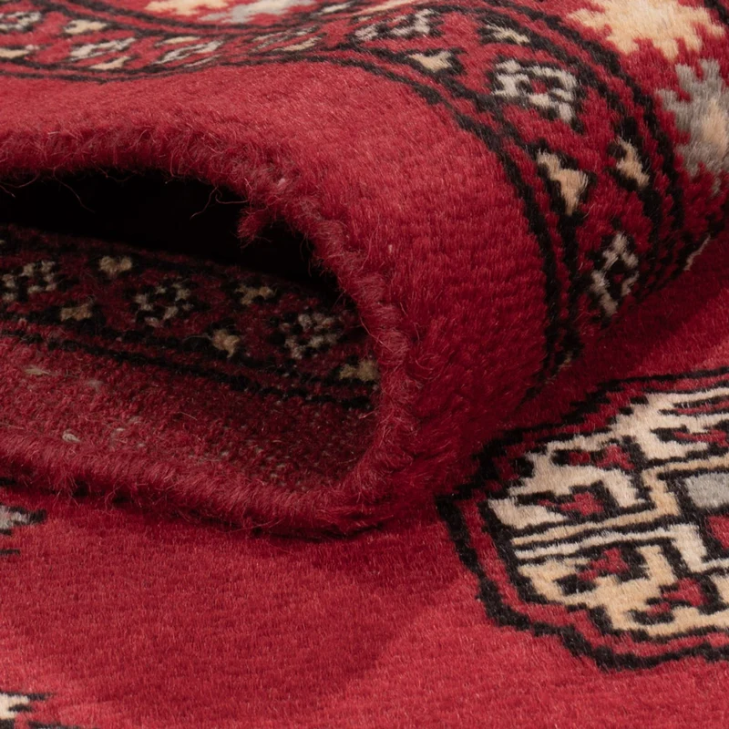 Pakistan Teppich 124x183cm - Orientteppich - rot