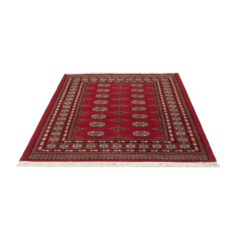 Pakistan Teppich 124x183cm - Orientteppich - rot
