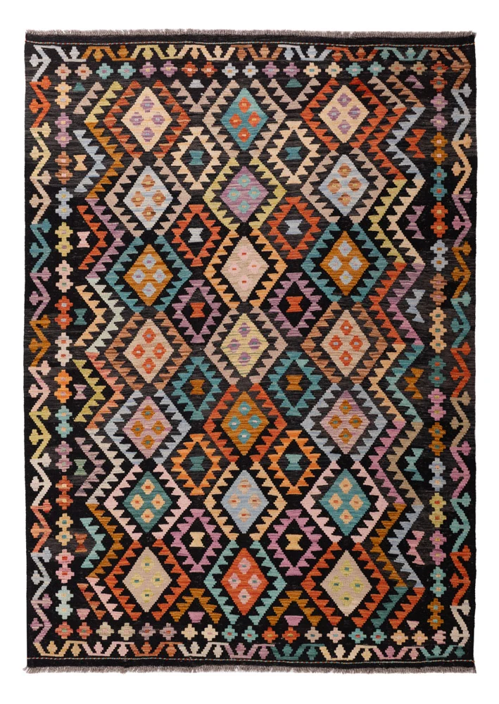 Kelim Maimene Teppich 178x250cm - bunt