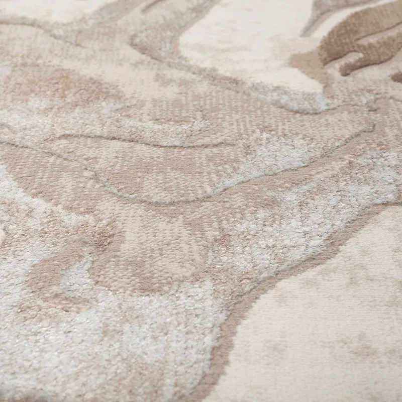 Marmor Teppich - Erio Marbled Beige