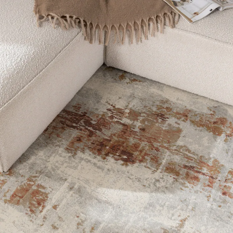 Designer Teppich - Marnix Grunge Creme Terrakotta