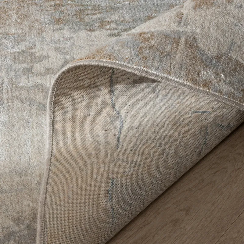 Designer Teppich - Marnix Grunge Creme Taupe