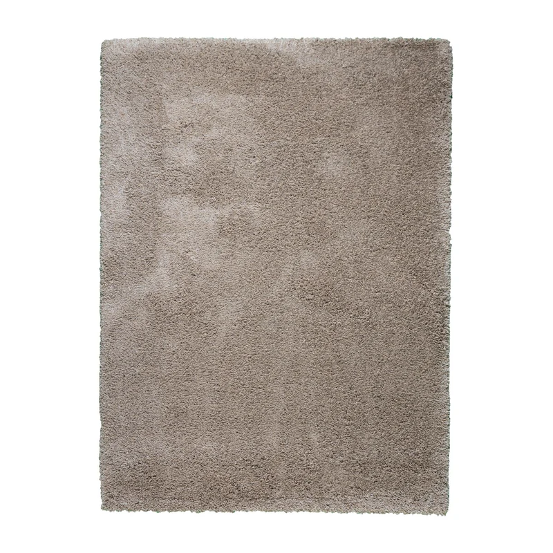 Hochflor Wohnzimmer Teppich - Yves Taupe