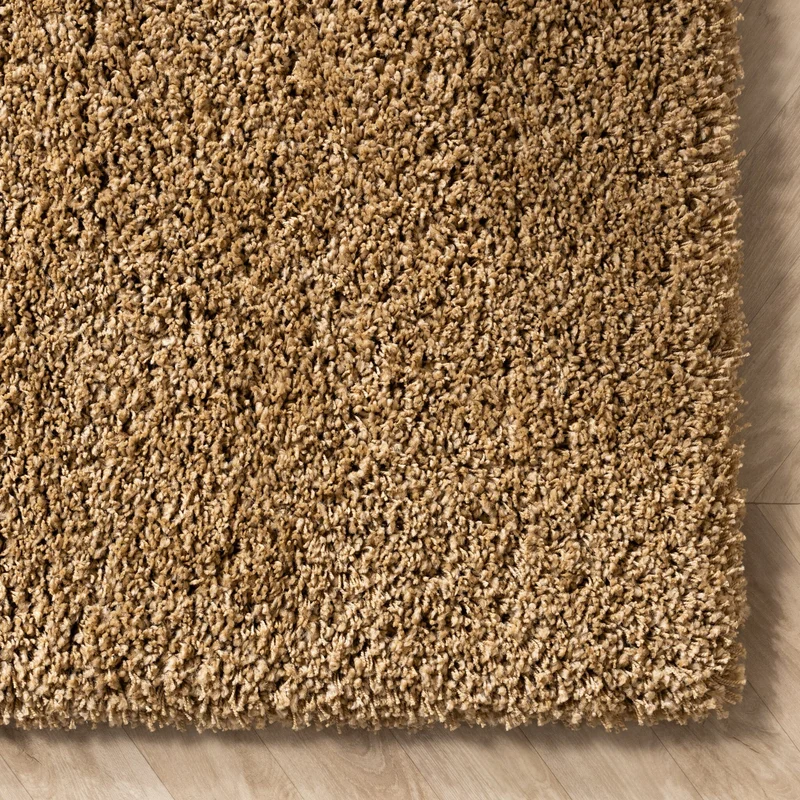 Hochflor Wohnzimmer Teppich - Yves Gold