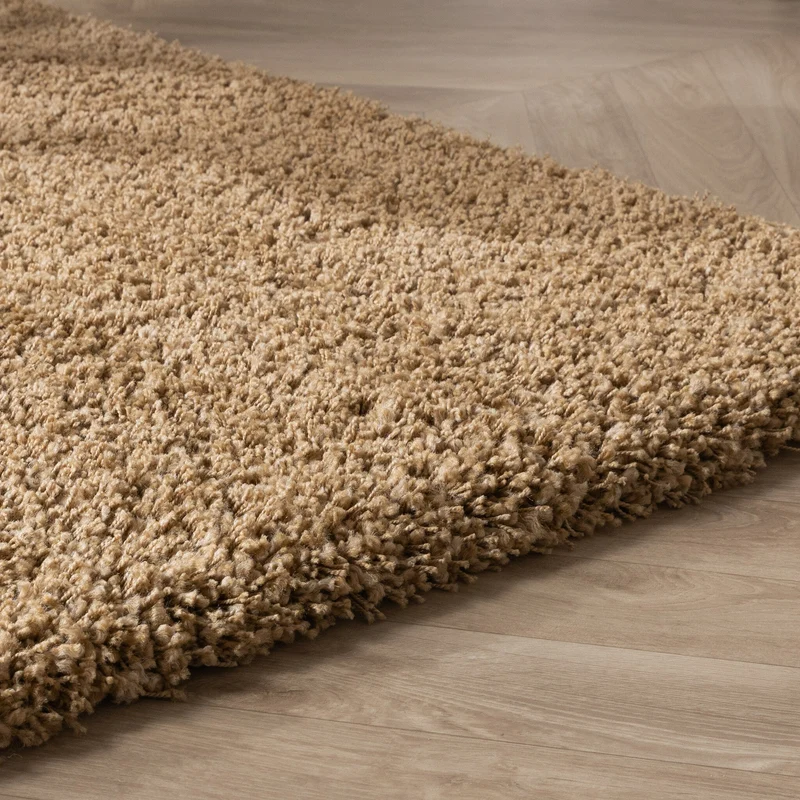 Hochflor Wohnzimmer Teppich - Yves Gold