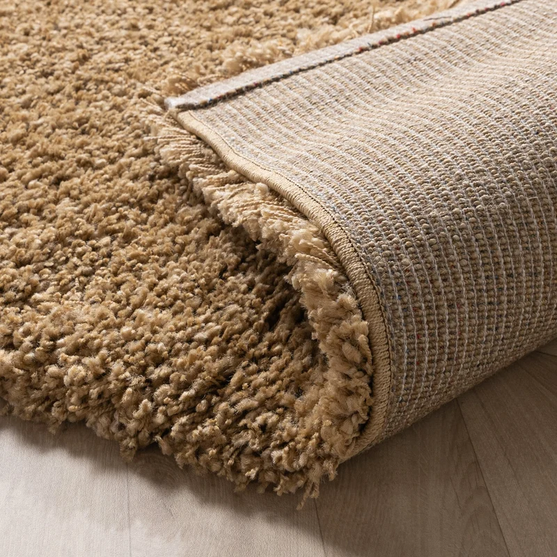 Hochflor Wohnzimmer Teppich - Yves Gold