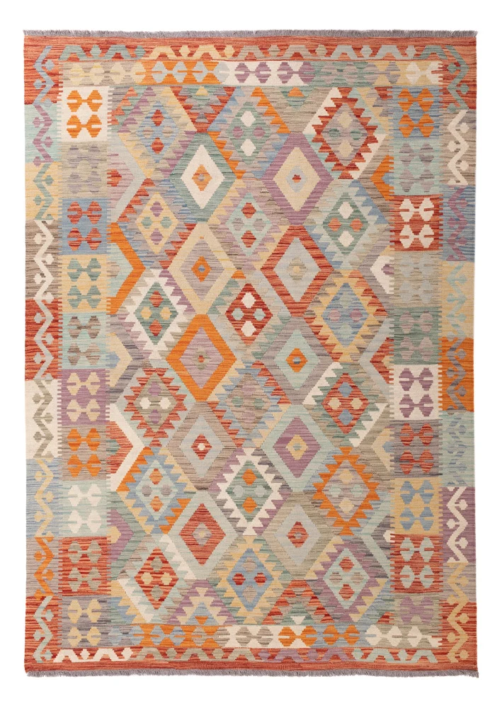Kelim Maimene Teppich 177x251cm - bunt