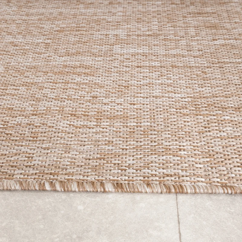 In- & Outdoor Teppich - Sierra Curves Beige Creme