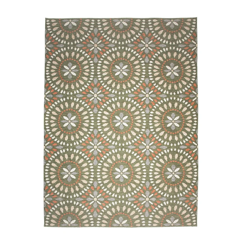 In- & Outdoor Teppich - Ranch Mandala Grün