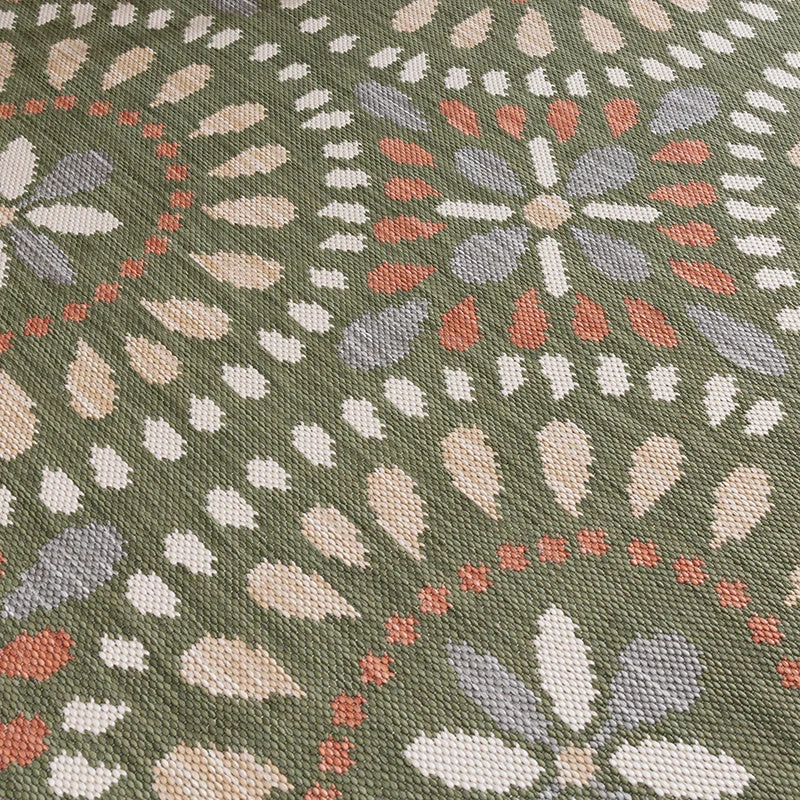 In- & Outdoor Teppich - Ranch Mandala Grün