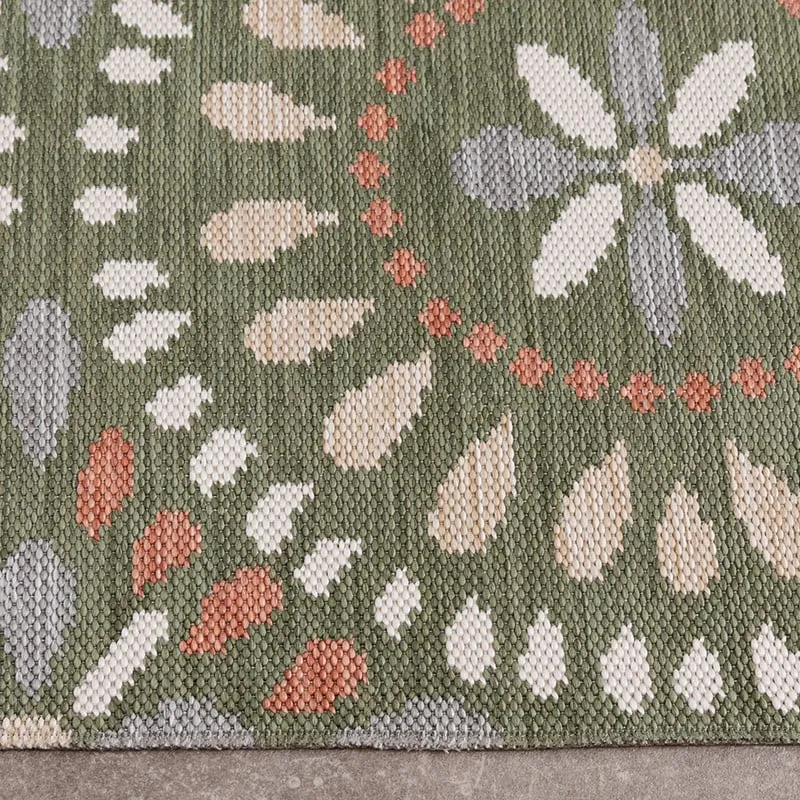 In- & Outdoor Teppich - Ranch Mandala Grün
