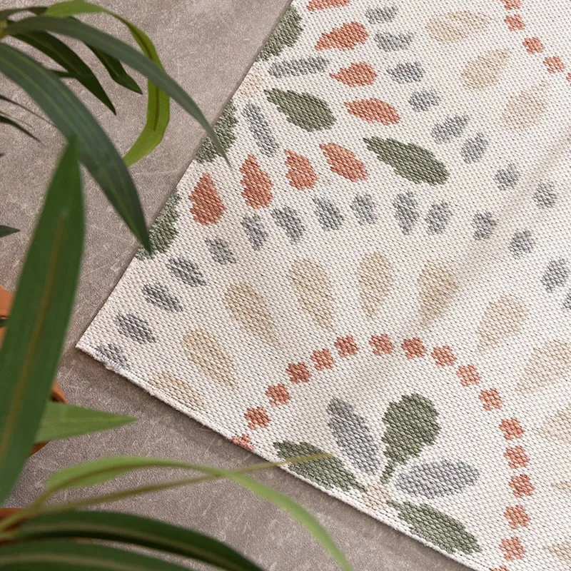In- & Outdoor Teppich - Ranch Mandala Beige