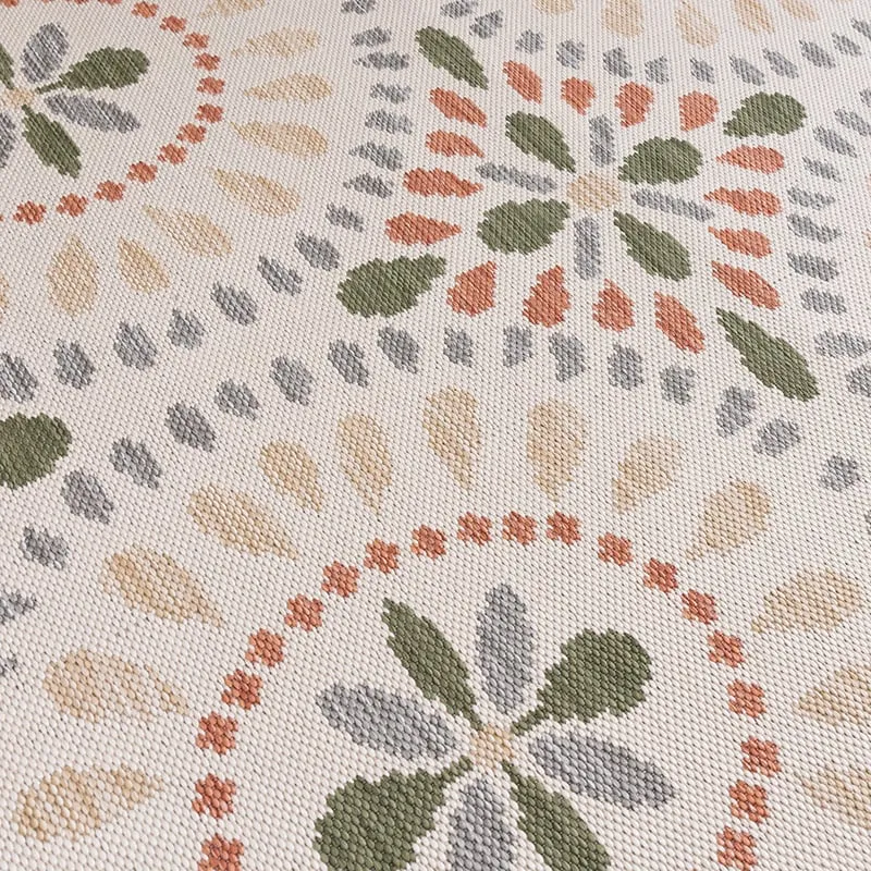 In- & Outdoor Teppich - Ranch Mandala Beige