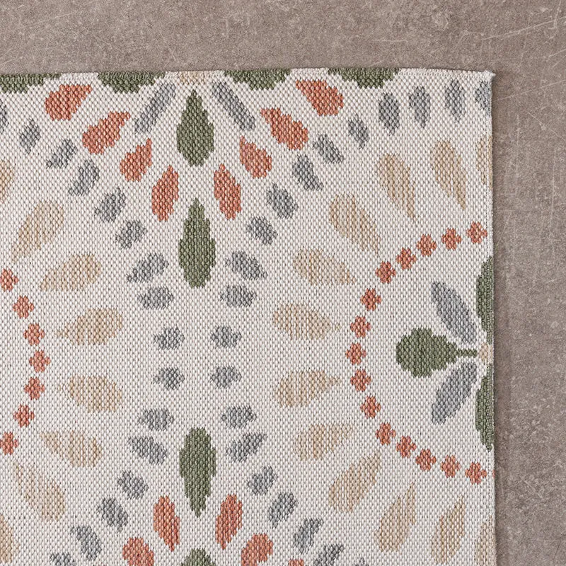 In- & Outdoor Teppich - Ranch Mandala Beige