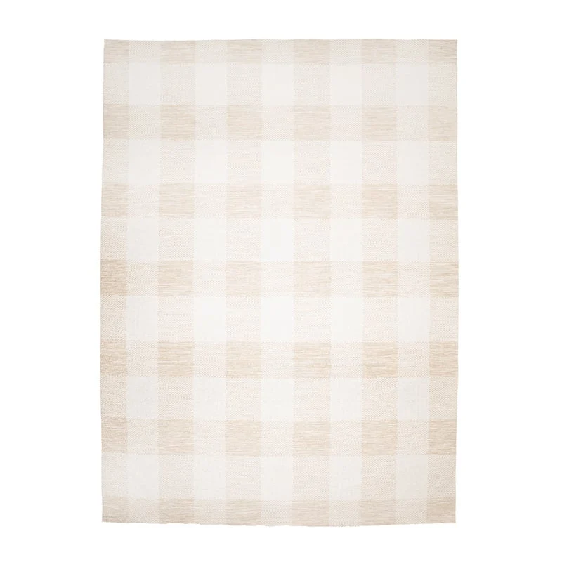 In- & Outdoor Teppich - Ranch Checkerboard Beige