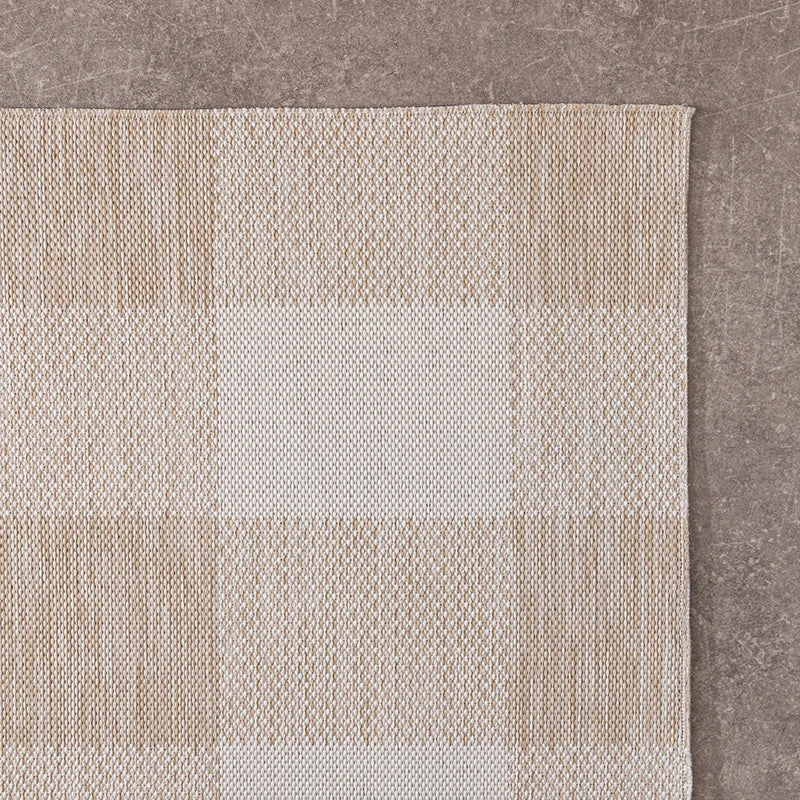 In- & Outdoor Teppich - Ranch Checkerboard Beige