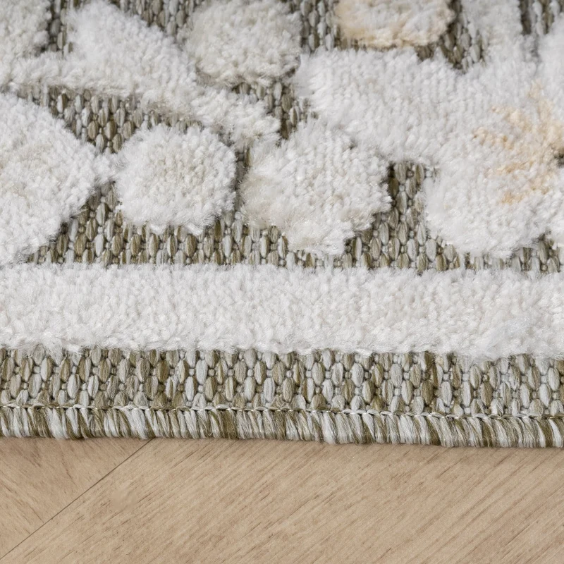 In - & Outdoorteppich - Bloom Oriental Taupe