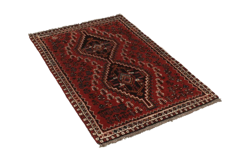 Shiraz · Handgeknüpft – Rot, 127x84 cm