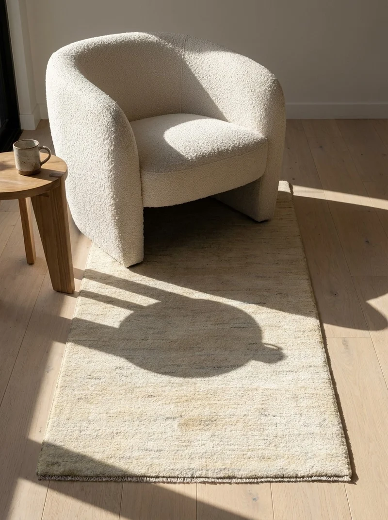 Gabbeh · Handgeknüpft – Beige, 204x86 cm