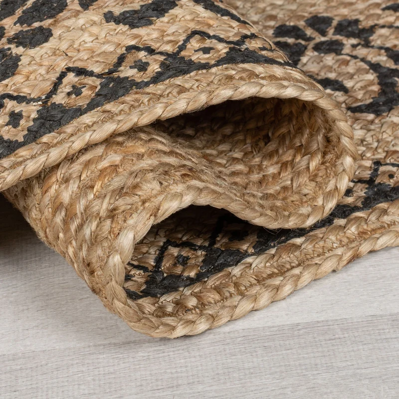 Jute Läufer - Marino Floral Beige